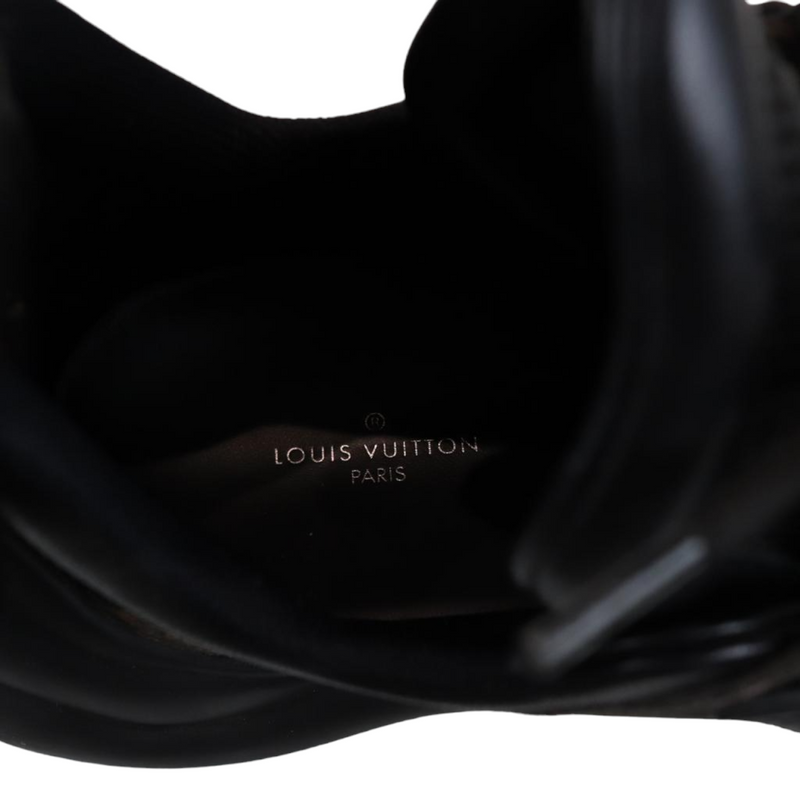 Louis Vuitton Louis Vuitton Taupe & Metallic Silver Canvas Sneakers
