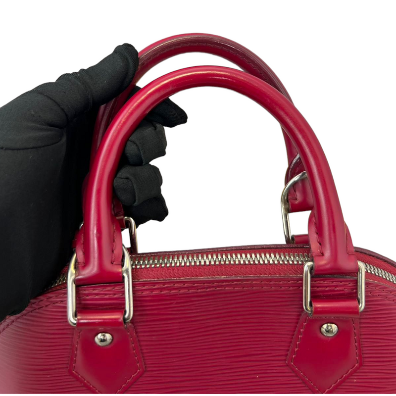 Louis Vuitton LV SHW Alma BB 2way Shoulder Bag Handbag M40853 Epi Leather  Blue
