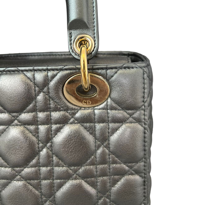 Christian Dior Small Cannage Lady Dior My ABCDior Bag - Metallic Handle Bags,  Handbags - CHR366765
