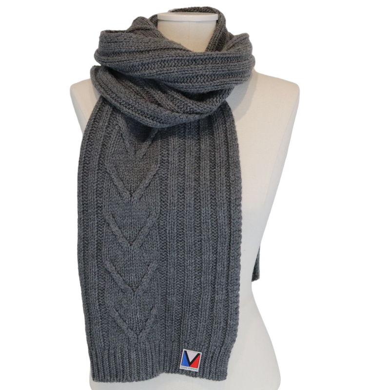 Wool scarf & pocket square Louis Vuitton Grey in Wool - 25910660