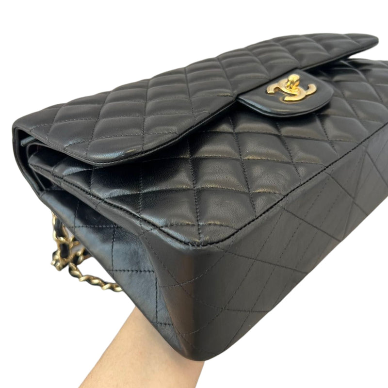 Jumbo Classic Double Flap Lambskin Black GHW