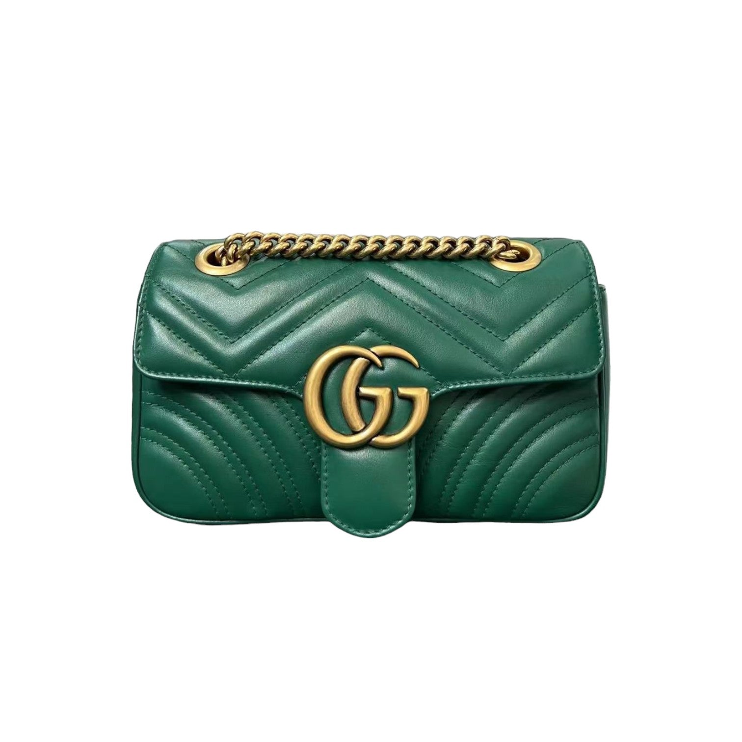 Gucci marmont green velvet online