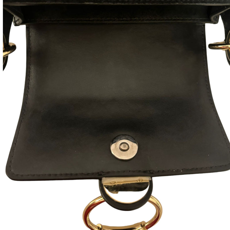 Tess Bag Grained Calfskin Small Black GHW