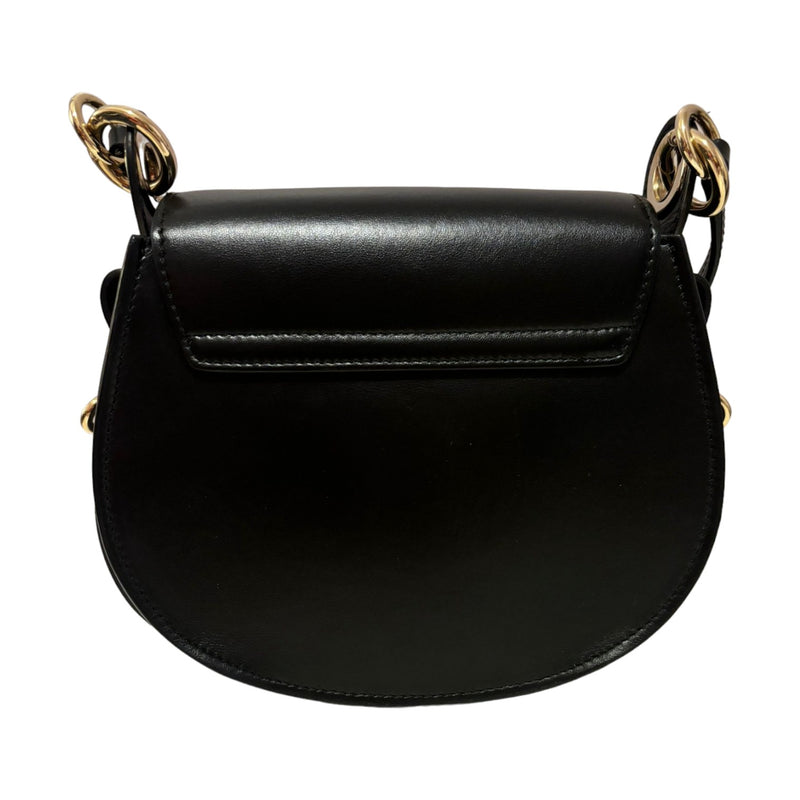 Tess Bag Grained Calfskin Small Black GHW