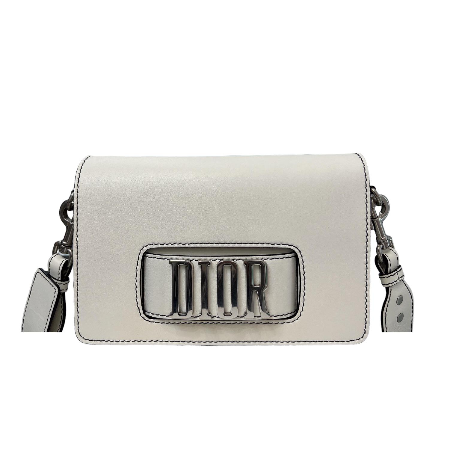 Dior Evolution Flap Smooth Calfskin Off White RHW