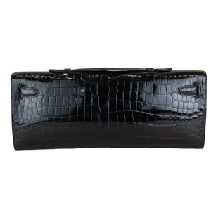 Kelly Cut Crocodile Shiny Niloticus Black PHW