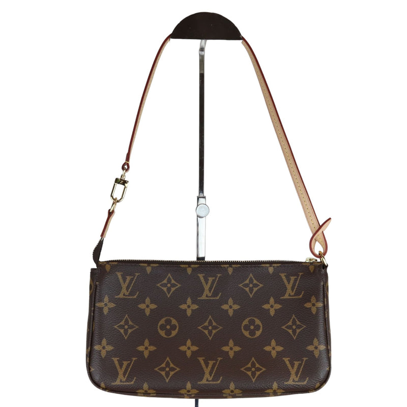 Pochette Accessories Monogram Canvas Brown GHW