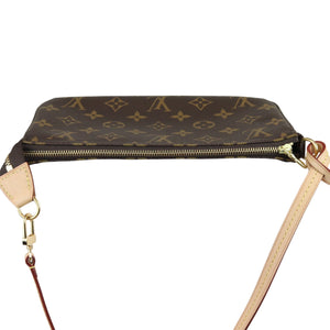 Pochette Accessories Monogram Canvas Brown GHW