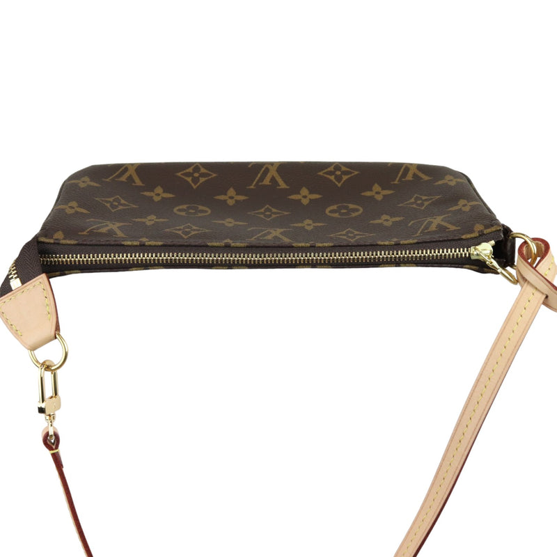 Pochette Accessories Monogram Canvas Brown GHW