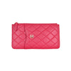 Double Flap Medium Caviar Quilted Light Pink GHW