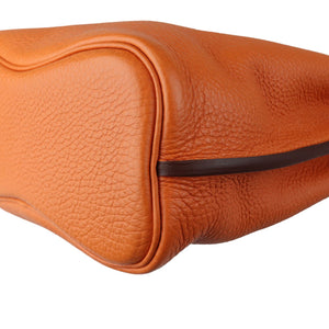 So Kelly 22 Togo Calfskin Orange SHW