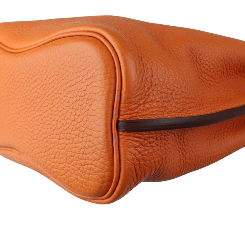 So Kelly 22 Togo Calfskin Orange SHW