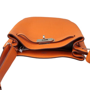 So Kelly 22 Togo Calfskin Orange SHW