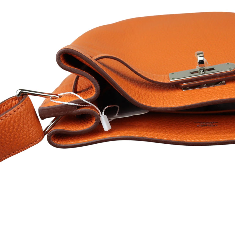 So Kelly 22 Togo Calfskin Orange SHW