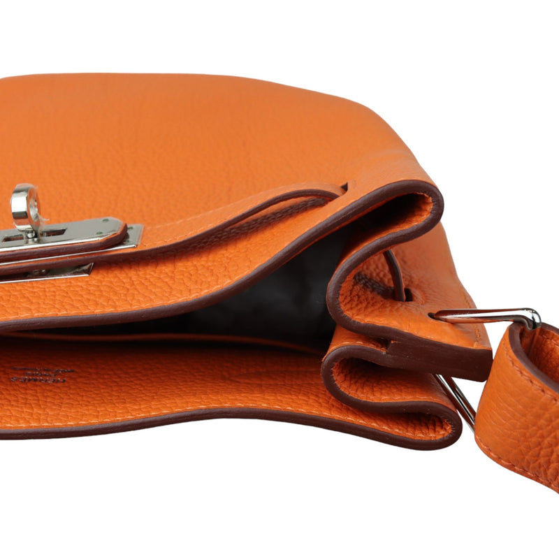 So Kelly 22 Togo Calfskin Orange SHW