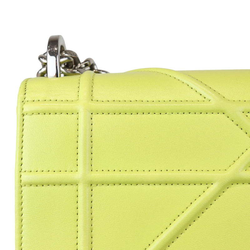 Diorama Flap Small Calfskin Yellow SHW