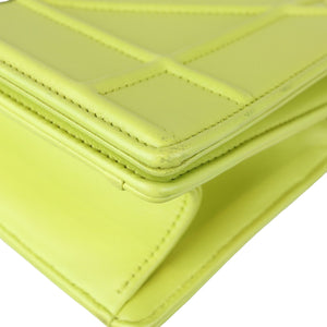 Diorama Flap Small Calfskin Yellow SHW