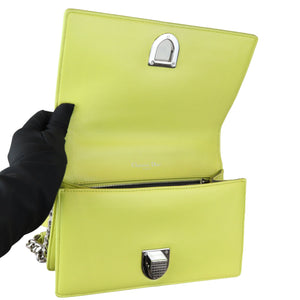 Diorama Flap Small Calfskin Yellow SHW