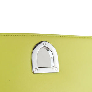 Diorama Flap Small Calfskin Yellow SHW