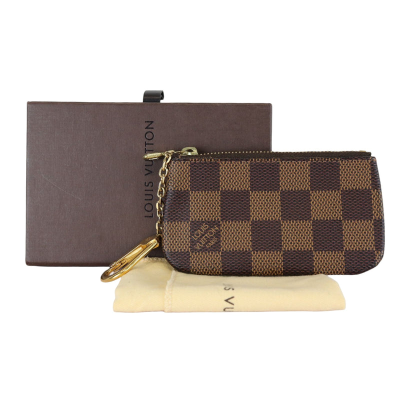 Key Pouch Damier Ebene Brown GHW