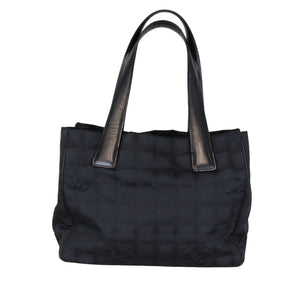 Travel Line Tote Medium Nylon Black GHW