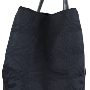 Travel Line Tote Medium Nylon Black GHW