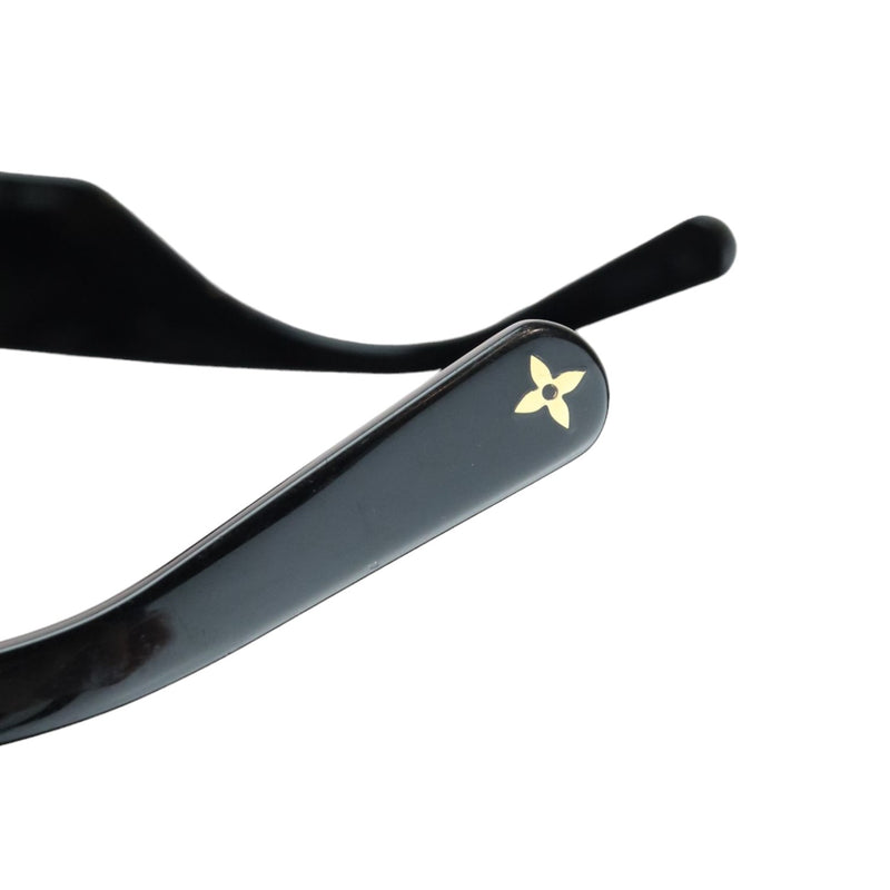 LV Link Square Sunglasses Acetate Black GHW