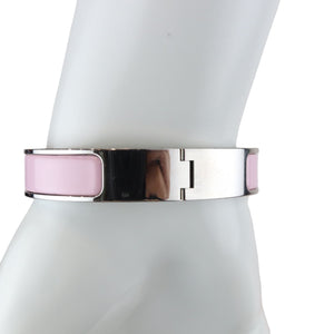 Clic Clac H Bracelet Enamel Narrow Pink SHW