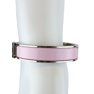 Clic Clac H Bracelet Enamel Narrow Pink SHW