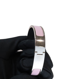 Clic Clac H Bracelet Enamel Narrow Pink SHW