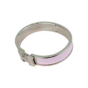 Clic Clac H Bracelet Enamel Narrow Pink SHW