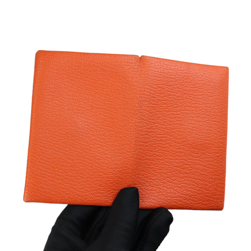 Card Case Calvi Chevre Mysore Orange PHW