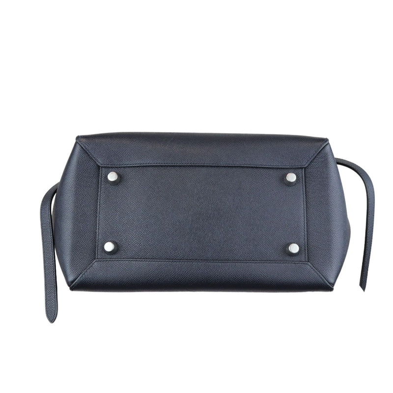 Belt Bag Micro Grained Calfskin Navy Blue SHW