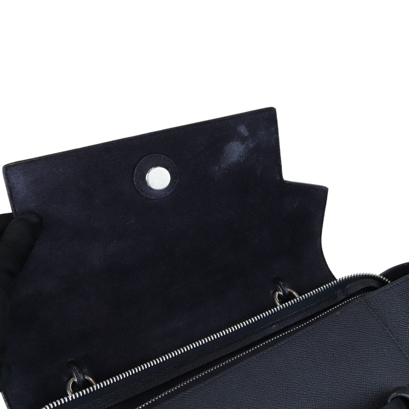 Belt Bag Micro Grained Calfskin Navy Blue SHW