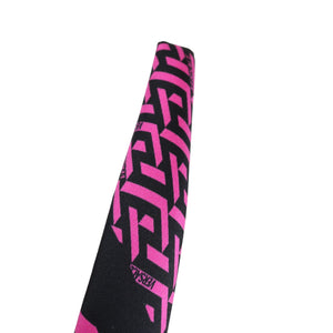 Headband Greca-logo print Pink Black