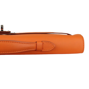 Kelly Cut Clutch Pochette Swift Orange PHW