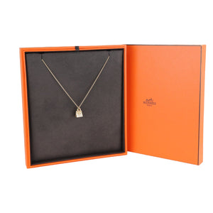 Birkin Amulette Pendant Necklace 18K Gold Diamond