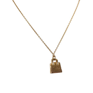 Birkin Amulette Pendant Necklace 18K Gold Diamond