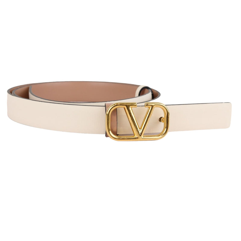 Vlogo Signature Belt Leather White Size 75