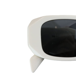 Acetate Symbole Sunglasses SPR 17W White