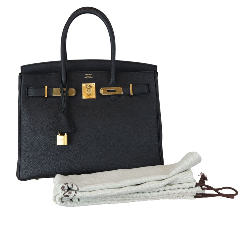 Birkin 30 Togo Leather Black GHW