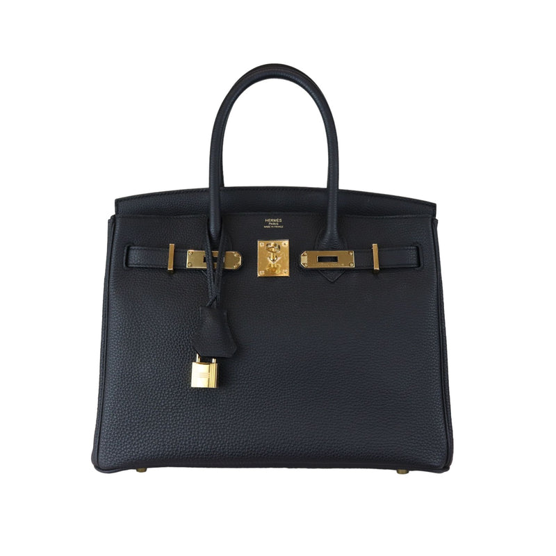 Birkin 30 Togo Leather Black GHW