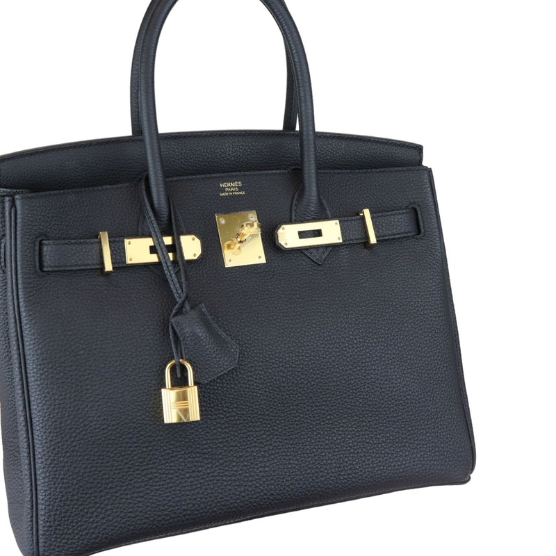 Birkin 30 Togo Leather Black GHW