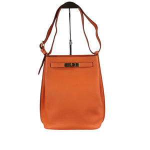 Kelly 22 Orange Leather | Togo Leather Orange Bag | Bag Religion