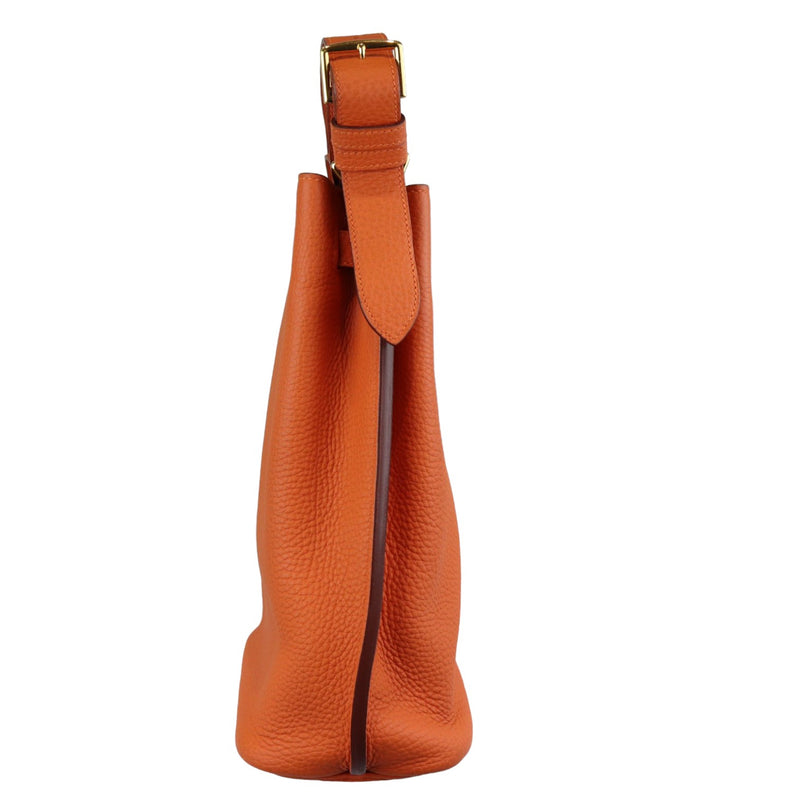 Kelly 22 Orange Leather | Togo Leather Orange Bag | Bag Religion