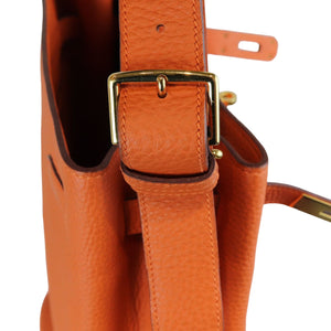 So Kelly 22 Togo leather Orange GHW