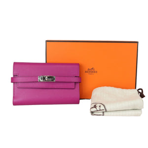 Rose Pourpre Kelly Wallet | Kelly Wallet Rose Pourpre | Bag Religion