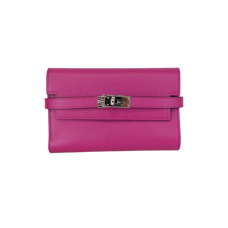 Rose Pourpre Kelly Wallet | Kelly Wallet Rose Pourpre | Bag Religion