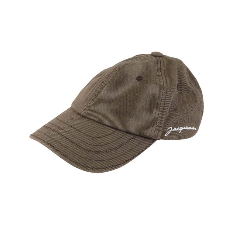 Men Baseball Cap Cotton Brown Size 56