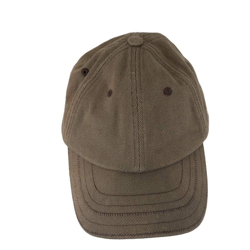 Men Baseball Cap Cotton Brown Size 56